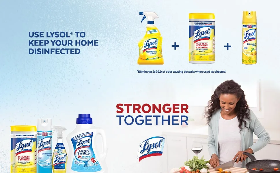 Lysol Neutra Air 2 in 1 Disinfectant Spray Eliminates Odor Driftwood Waters 6 Pack (6x10 oz) Air Freshener - Use Lysol to Keep your Home Disinfected