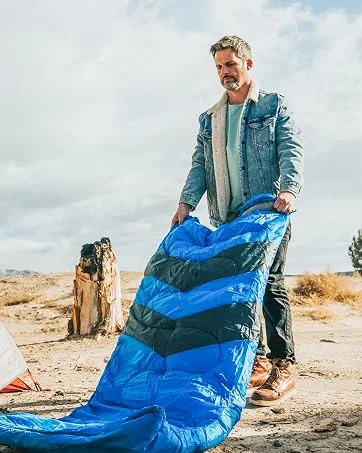 MalloMe Hammock - Camping Hammocks - Portable Hammock Kids Hammock Outdoor Hammock - Hamaca Double Hammock - 2 Person Hammock Tree Hammock - Hamock Travel Hammock - Backpacking Hammocks for Outside Black & Blue Medium - sleeping bag