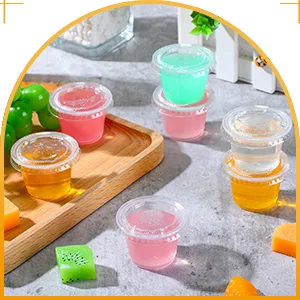 1000 Pack Jelly Shot Cups with Lids Plastic Small Containers Portion Cups Disposable Souffle Cups Sauce Cups Salad Dressing Container Plastic Food Cups Condiment Cups(1oz) - product information 4