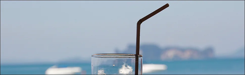 ALINK 500-Pack Black Flexible Drinking Straws Plastic Disposable Bendy Straws - 7.75" x 0.23" - fasd