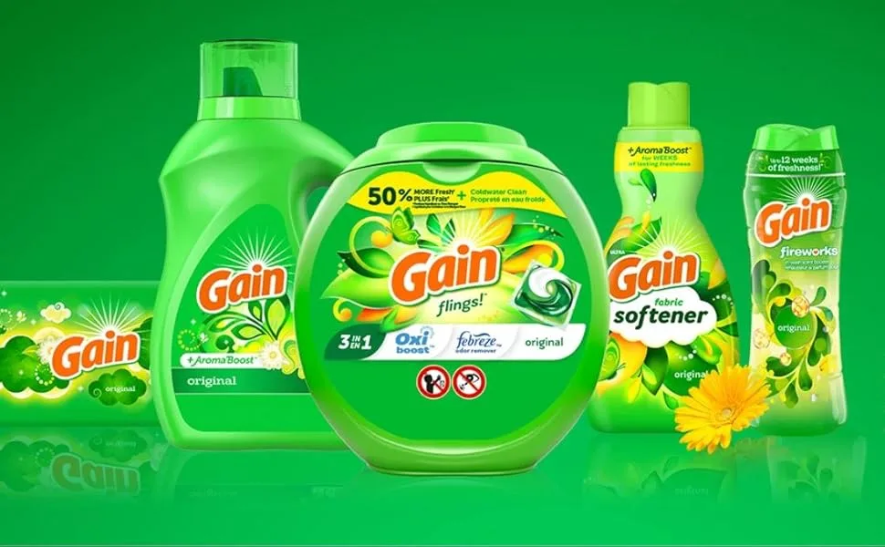 Gain Laundry Detergent Liquid Soap Plus Aroma Boost Original Scent He Compatible 90 Loads Total 65 Fl Oz (Pack Of 2) - product information 2