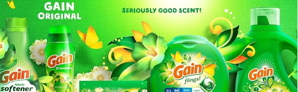 Gain Laundry Detergent Liquid Soap Plus Aroma Boost Original Scent He Compatible 90 Loads Total 65 Fl Oz (Pack Of 2) - product information 3