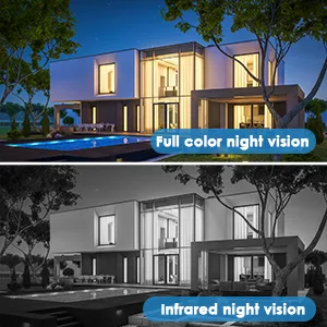 UPULTRA Security Camera 2packs 1080P Wireless WiFi Outdoor Home IP Camera E27 360 Degree Panoramic Motion Detection and Alarm Two-Way Audio Night Vision 2PK kit - product information 5