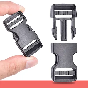 6 Pack 1" Buckle Quick Side Release Buckles Dual Adjustable No Sewing Clips Snaps Heavy Duty Plastic Replacement for Nylon Webbing Straps Backpack Fanny Pack Belt Dog Collars - wewq