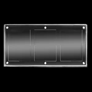 Auveach 1 Pack 35PT Acrylic TCG Triple Cards Frames One-Touch-Open Magnetic Card Display Clear Card Stands Transparent Card Stands (Triple 1 Pack 20mm) - product information 10