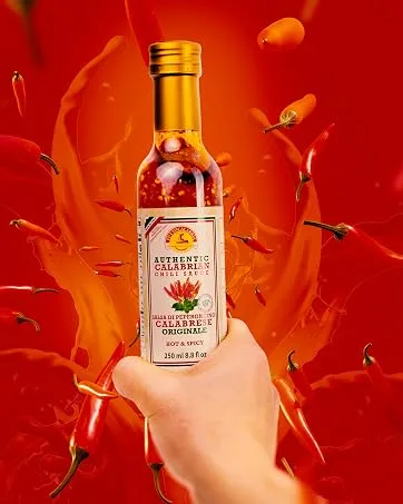 Crushed Calabrian Chili Pepper Paste/Spread Trial Size Monodose Single Use To Go Packets 0.35 fl oz TuttoCalabria - hot sauce