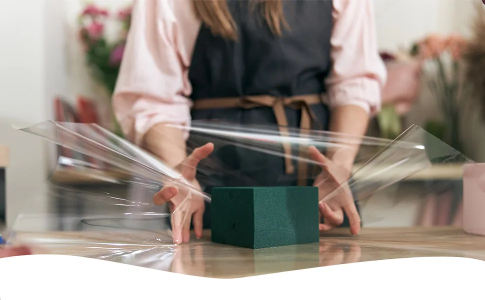 Yotelab Cellophane Wrap Roll Cellophane Roll 31.5in x 100ft Clear Plastic Wrapping Paper To Wrap Gift Baskets 1 Count (Pack of 1) - clear plastic wrapping paper