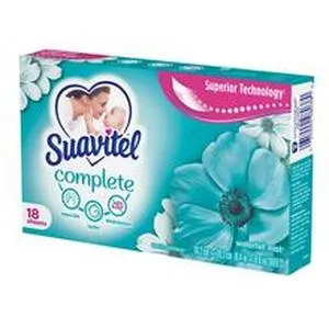 Suavitel Complete Fabric Softener Dryer Sheets Field Flowers 185 count 4 Count Field Flowers Dryer Sheets - product information 5