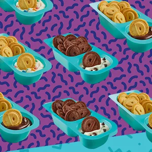 Dunkaroos Vanilla Cookies and Rainbow Chip Frosting 1 oz 6 ct (Pack of 6) 6 Count (Pack of 6) - Dunkaroos