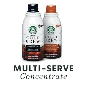 Starbucks Cold Brew Coffee Caramel Dolce Flavored Single-Serve Coffee Concentrate Pods 6 Count (Pack of 6) Caramel Dolce 6 Count (Pack of 6) - Multi-Serve Concentrate