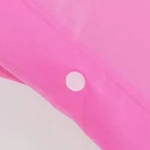 Rain Ponchos for Adults Women Reusable Raincoat with Drawstring Hood Men Waterproof EVA Rain Coats Family Pack (2 Pack) Pink Pink - pink2