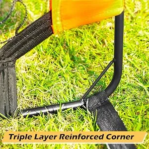 Dimples Excel Soccer Goal Soccer Net for Kids Backyard 1 Pack 5' x 3'6" - soccer goal