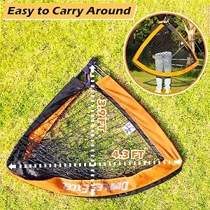 Dimples Excel Soccer Goal Soccer Net for Kids Backyard 1 Pack 5' x 3'6" - soccer goal