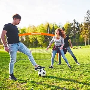 Dimples Excel Soccer Goal Soccer Net for Kids Backyard 1 Pack 5' x 3'6" - soccer goal