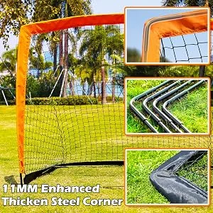 Dimples Excel Soccer Goal Soccer Net for Kids Backyard 1 Pack 5' x 3'6" - soccer net