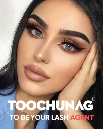 Mink Lashes Fluffy False Eyelashes 20mm Full Wispy Lashes 8D Volume Curly Fake Eyelashes 7 Pairs Multipack by TOOCHUNAG 01 DD FLUFFY - TOOCHUNAG EYELASHES