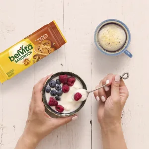 belVita Breakfast Sandwich Peanut Butter Breakfast Biscuits 8 Boxes of 8 Packs (2 Sandwiches Per Pack) - image