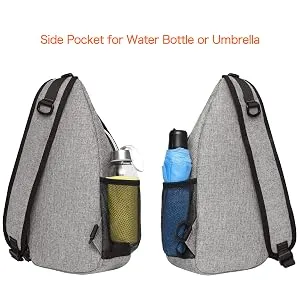 MOSISO Sling Backpack Multipurpose Crossbody Shoulder Bag Travel Hiking Daypack Gray - product information 13