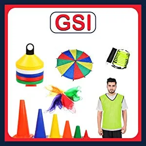 GSI Bounce Reaction Balls for Agility Reflex and Coordination Training (72 mm) 6 Pack - reaction training ball agility soccer basketball laccrose football tennis hockey badminton cricket