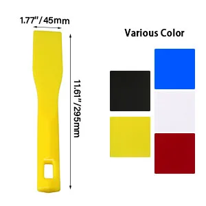 CNBTR 295x45mm Plastic Printing Ink Spatulas Ink Spatulas Scoop Screen Printing Pack of 5 - Printing Ink Spatulas