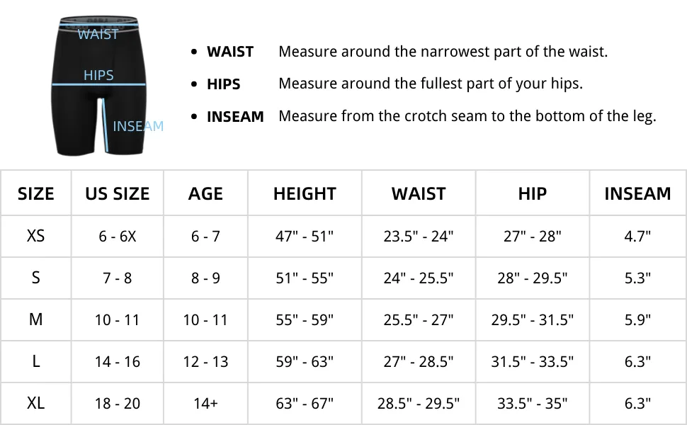 LEAO Youth Boys Compression Shorts 2-pack Performance Athletic Underwear Sports Boxer Briefs Black/Royal Blue Large - LEAO Youth Boys Compression Shorts
