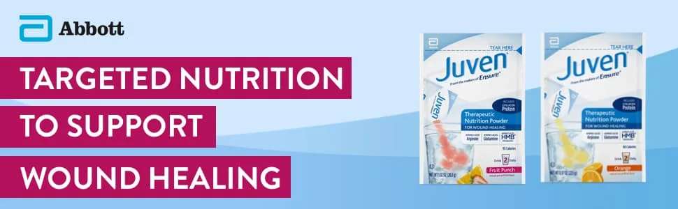 Juven Therapeutic Nutrition Drink Mix Powder for Wound Healing Support Includes Collagen Protein Fruit Punch 30 Count (Pack of 1) - Targeted nutrition to support wound healing