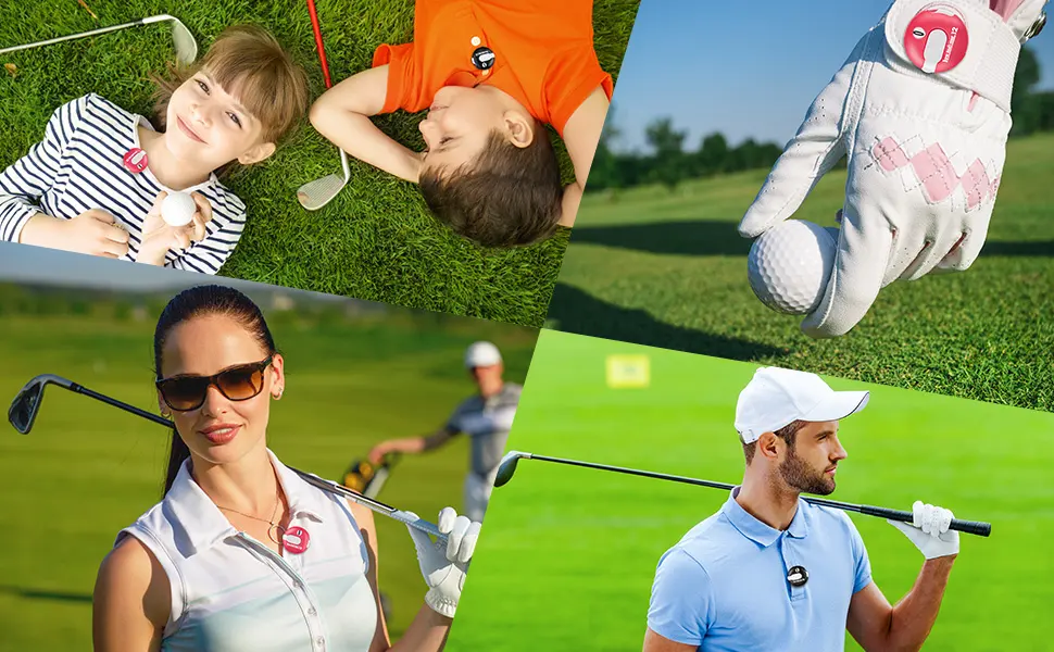 Frienda Golf Score Counter Mini Golf Stroke Counter Simple Attachment Scorekeeper Up to 12 Shots Score with One Touch Reset Clip 6 Pieces - product information 4