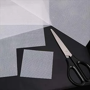 Caydo 4 Pieces 14 Count Plastic Mesh Canvas 14 CT Plastic Aida for Cross Stitch Making Jewelry Organizer and 3D Models (8 X 11 Inch) Clear White - Caydo 4 Pieces 14 Count Plastic Mesh Canvas