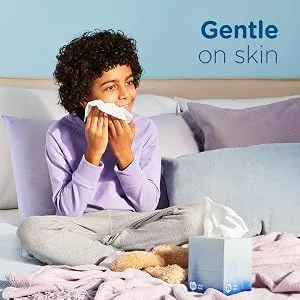 Puffs Ultra Soft Non-Lotion Tissues 10 Cubes 56 Tissues Per Box 56 Count (Pack of 10) - Gentle on skin