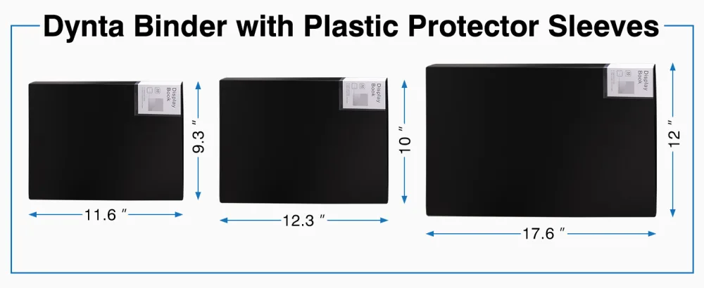 Folder with Plastic Sleeves 1 Pack 18"x24" Black Portfolio Folder for Artwork Display Book 30 Pockets 60 Page Capacity 18 24 1 - Folder Protector Dimensions