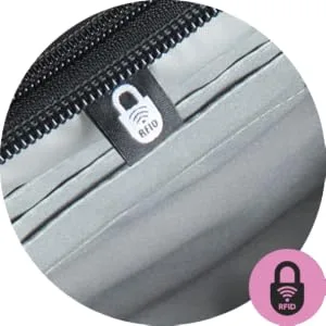 Baggallini womens Securtex Anti-theft Vacation Backpack Black One Size US - RFID-protection keeps your personal information safe.