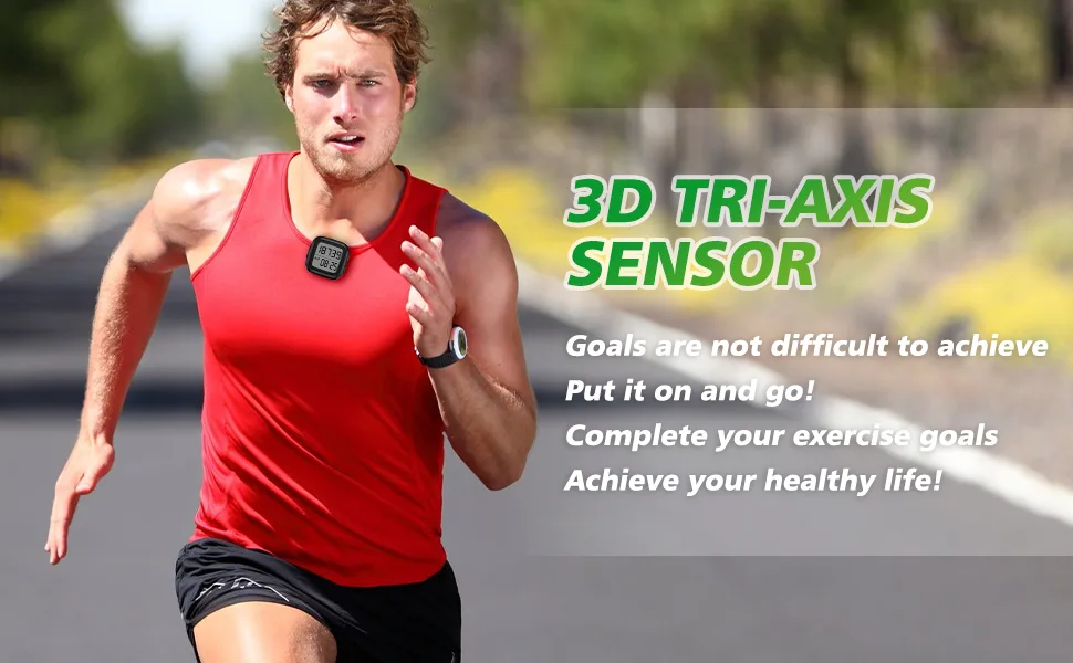 3D Pedometer for Walking with Clip Simple Step Counter with Large Display Track Steps Activity Time and Back Light Accurate Step Counter for Walking for Men Women Seniors Kids 01-Black - product information 20