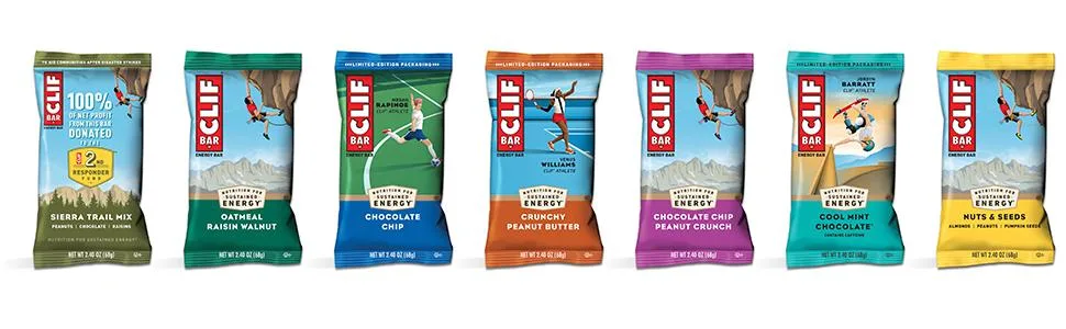 CLIF BAR - Mini Energy Bars - Chocolate Chip - (0.99 Ounce Snack Bars 40 Count) Chocolate Chip 20 Count (Pack of 2) - Clif Bar