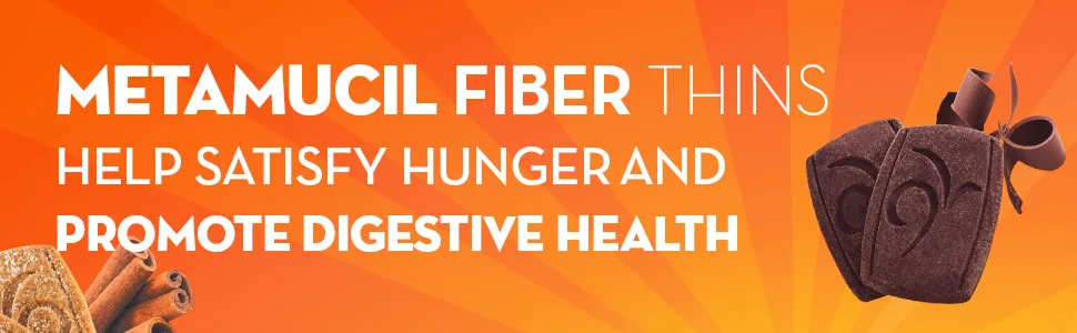 Metamucil Fiber Thins Chocolate 12 Packets 9.3 oz - Pack of 2 0.77 Ounce (24 count) - Metamucil fiber thins. Help satisfy hunger and promote digestive health