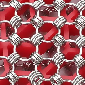 4 Pack Cast Iron Cleaner - Cast Iron Scrubber Skillet Cleaner Chainmail Scrubber for Cast Iron Pans with Pan Scraper Grill Scraper Kitchen Towel Red - chainmail scrubber