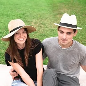 Lanzom Summer Beach Sun Hats for Men Foldable Floppy Travel Packable Staw Hat Wide Brim Hat Style B-khaki Large - outdoor