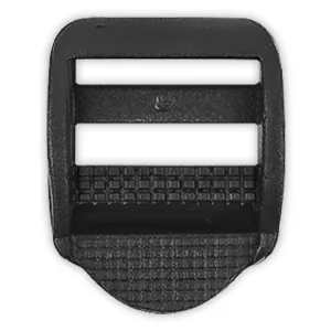 4 Pcs 1 inch (25mm) Plastic Ladder Slider adjustable Lock Buckles Plastic tension lock triglide Plastic Replacement for Belt backpack strap adjuster replacement (Black) - Adjustable closure