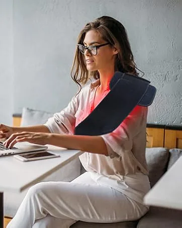 Red Light Therapy Infrared Light Therapy Large Pad for Body Wearable Wrap with Timer 3-in-1 Chips 660nm&850nm Pain Relief Decrease Inflammation Wound Healing Treat Recovery 16*7.8in - product information 13