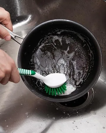 Libman Tornado Spin Mop Refills-Case of 4-Microfiber Head Easy to Replace Machine Washable Green & White 4 Each - kitchen brush