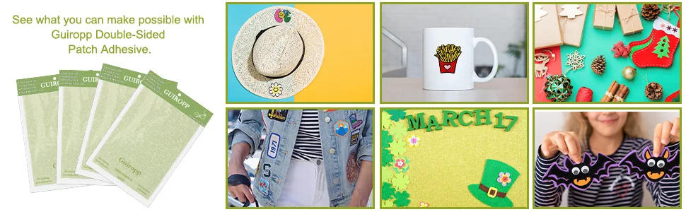Magic Patch Patch Magic Adhesive Cut to Fit Freestyle Double-Sided Patch Adhesive Kit (1-Pack) Boy/Girl Scout Patch Adhesive Perfect Decals on Fabric Clothes Hats Bags and Jeans - patch magic adhesive patch magic girl scouts magic adhesive magic patch adhesive for fabric