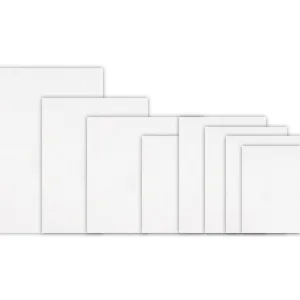 Golden State Art 10-Pack 8x10 Corrugated Cardboard Sheets Flat Cardboard Sheets for DIY Crafts Mailing Packing (White/Kraft Brown) 8x10 10 Pack - C501-3