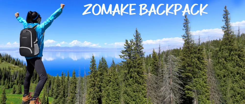 ZOMAKE Ultra Lightweight Packable Backpack 18L - Small Foldable Hiking Backpacks Water Resistant Folding Daypack for Travel Mixed Color-leaves - Exploring outdoors backpack