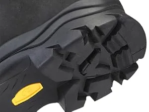 CAMEL CROWN Mens Hiking Boots Outdoor Trekking Backpacking Boot Mid Hiker Boot for Men Genuine Leather 10.5 Black - Hight Traction