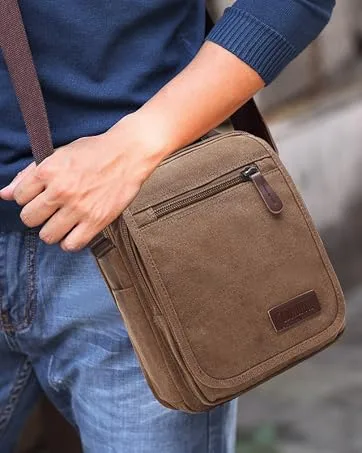 Mygreen Canvas Cross Body Messenger Bag Shoulder Sling Backpack Travel Rucksack X-Large Army Green-xl - product information 27