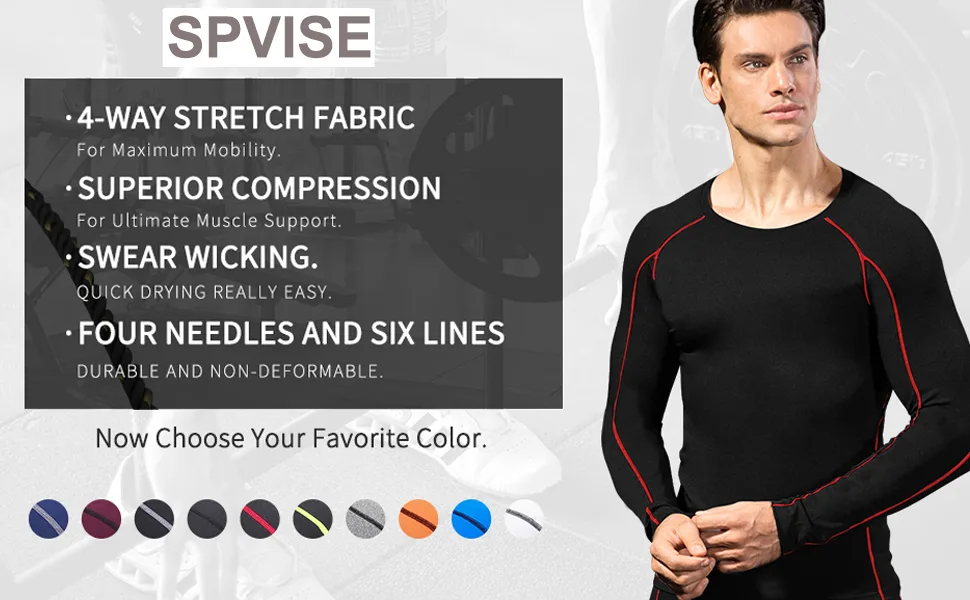 3 Pack Mens Cool Dry Compression Shirts Sports Base Layer Long Sleeve Running T-Shirts Top Athletic Workout Gym Shirt Black+white+orange Large - product information 32