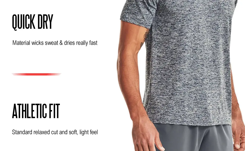 5 Pack Men s Active Quick Dry Crew Neck T Shirts | Athletic Running Gym Workout Short Sleeve Tee Tops Bulk Edition 2. Large - product information 5