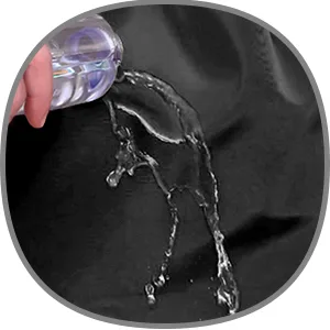 WANDF Drawstring Backpack String Bag Sackpack Cinch Water Resistant Nylon for Gym Shopping Sport Yoga Leaf Blue - product information 15