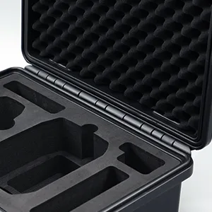 Lykus Titan MM200 Waterproof Hard Case for DJI Mini 2 SE/DJI Mini 2 Mavic Mini 2 SE/Mavic Mini 2 Fly More Combo Compact and Light CASE ONLY  - hinge