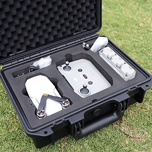 Lykus Titan MM200 Waterproof Hard Case for DJI Mini 2 SE/DJI Mini 2 Mavic Mini 2 SE/Mavic Mini 2 Fly More Combo Compact and Light CASE ONLY  - layout