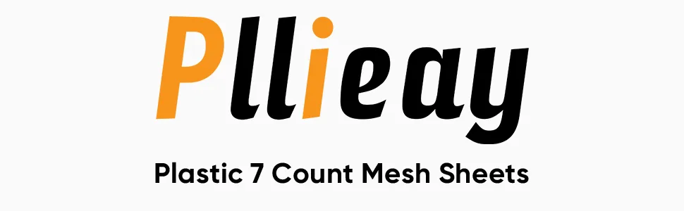 Pllieay 15 Pieces 7 Count Plastic Mesh Canvas Sheets for Embroidery Acrylic Yarn Crafting Knit and Crochet Projects (10 x 13 inch White) - plastic 7 count mesh sheets